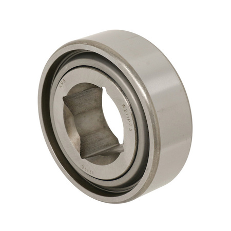 A & I PRODUCTS Disc Bearing; Cylindrical, Square Bore, Pre-Lube 4" x4" x2" A-W211PP3-I